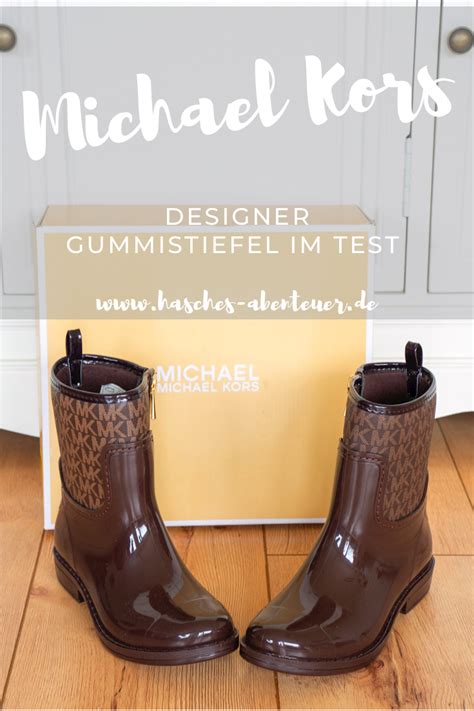 michael kors gummistiefel rot|michael kors boots.